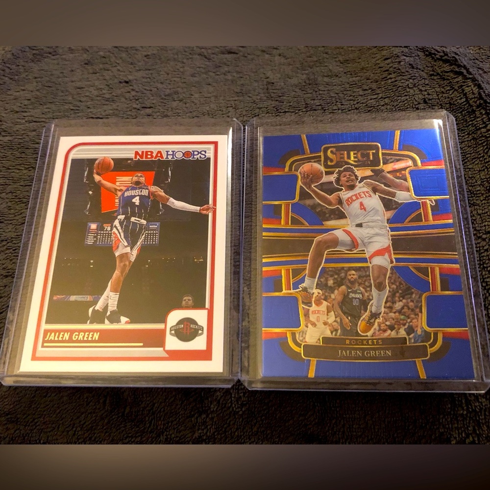 Jalen Green 2023-24 Panini Select & NBA Hoops Basketball Houston Rockets